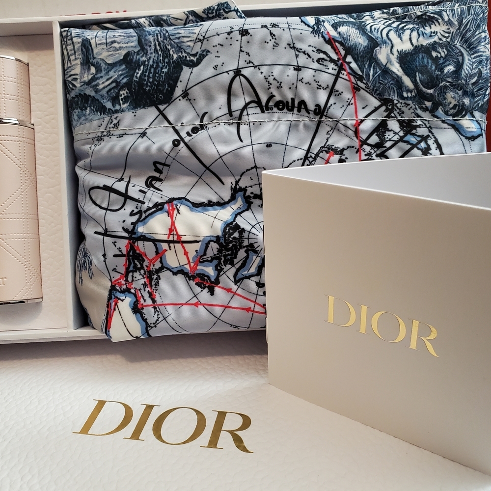 Miss DIOR Around the World Gift Set, Dior Refillable perfume Bucket Travel Bag - Picture 2 of 7